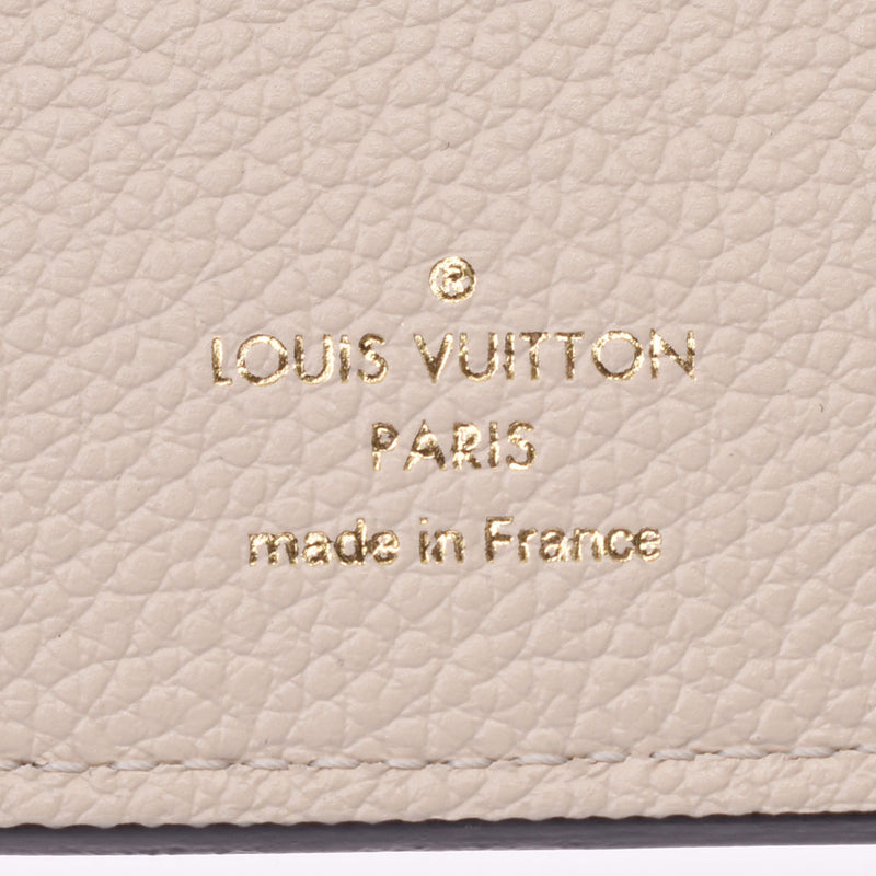 Louis Vuitton Louis Vuitton Monogram Amplit Portfoille Victorine Bicolor Gold Bracket M80086 Unisex Monogram Anplant Three Folded Wallet New Sanko
