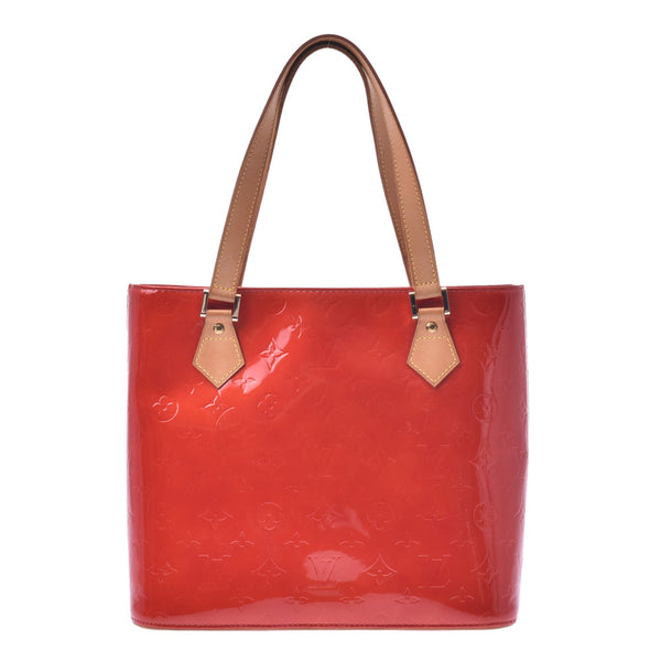 Louis Vuitton Louis Vuitton Verni Houston Tote Bag Rouge M91092 Women's Monogram Verni Handbag B Rank Used Sinkjo