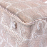 CHANEL Chanel New Travel Line Tote PM Champagne Gold Ladies Nylon/Leather Handbag B Rank Used Ginzo