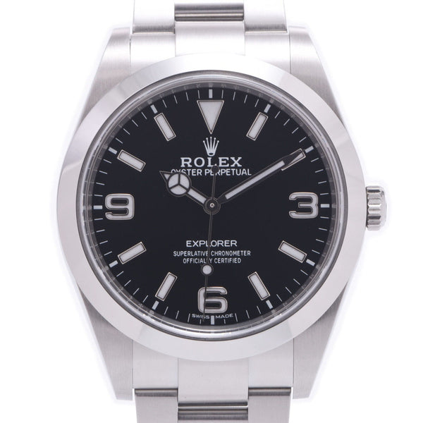 ROLEX ロレックス エクスプローラー1  EX1 214270 メンズ SS 腕時計 自動巻き 黒文字盤 Aランク 中古 銀蔵