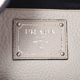 Prada Prada Shoulder Bag White Silver Bracket BR5124 Women's Leather One Shoulder Bag B Rank Used Sinkjo