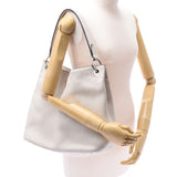 Prada Prada Shoulder Bag White Silver Bracket BR5124 Women's Leather One Shoulder Bag B Rank Used Sinkjo