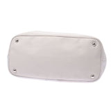 Prada Prada Shoulder Bag White Silver Bracket BR5124 Women's Leather One Shoulder Bag B Rank Used Sinkjo