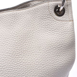 Prada Prada Shoulder Bag White Silver Bracket BR5124 Women's Leather One Shoulder Bag B Rank Used Sinkjo