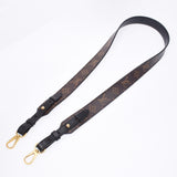 Louis Vuitton Louis Vuitton Monogram XL Brown / Black Gold Gracket女式帆布肩带B等级使用水池