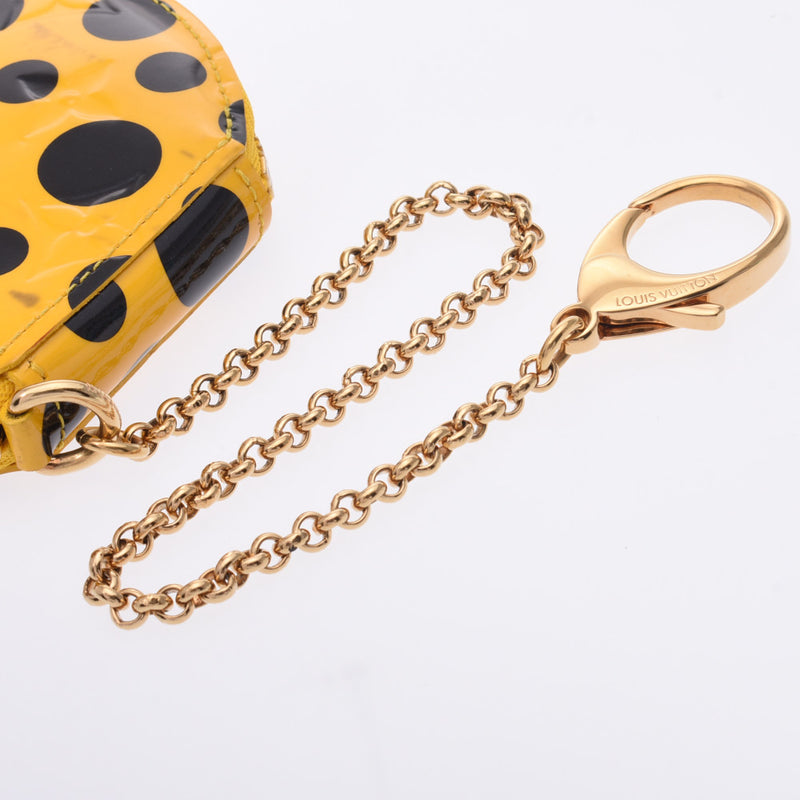 Louis Vuitton Yayoi Kusama Collaboration Coin Case Key Pouch Black