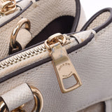 COACH Coach Signature Handbag Outlet Beige/White Gold Gold Equipment F25396 Ladies PVC 2WAY bag B Rank Used ginzo