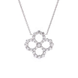 Harry Winston loop motif ladies pt950 / diamond necklace