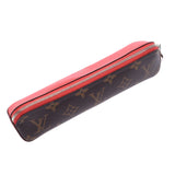 Louis Vuitton Louis Vuitton Monogrol Truth Elisabet Rouge Gi0009男女皆宜的Monogram Canvas皮笔盒A级使用Silgrin