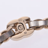 CHANEL シャネル チェーン 二重巻きタイプ 15年モデル ゴールド サイズM レディース GP レザー ブレスレット ABランク 中古 銀蔵