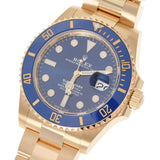 [Cash special price] ROLEX Rolex Submalina Date 126618LB Men's YG Watch Automatic Blue Dial Unused Ginzo