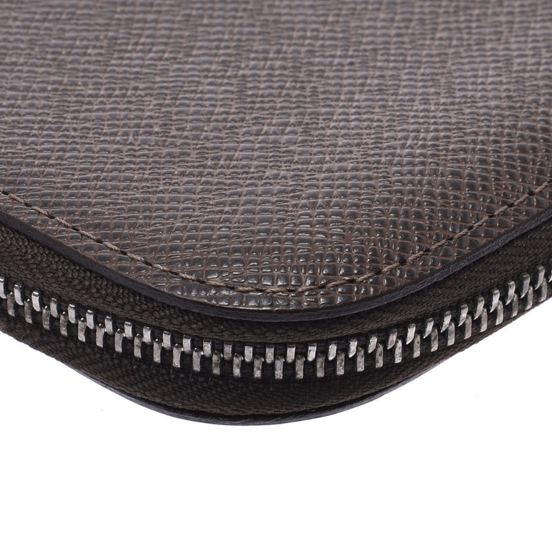 LOUIS VUITTON Louis Vuitton Taiga Travel Case Gurizuri M30651 Men's Leather Long Wallet AB Rank Used Ginzo