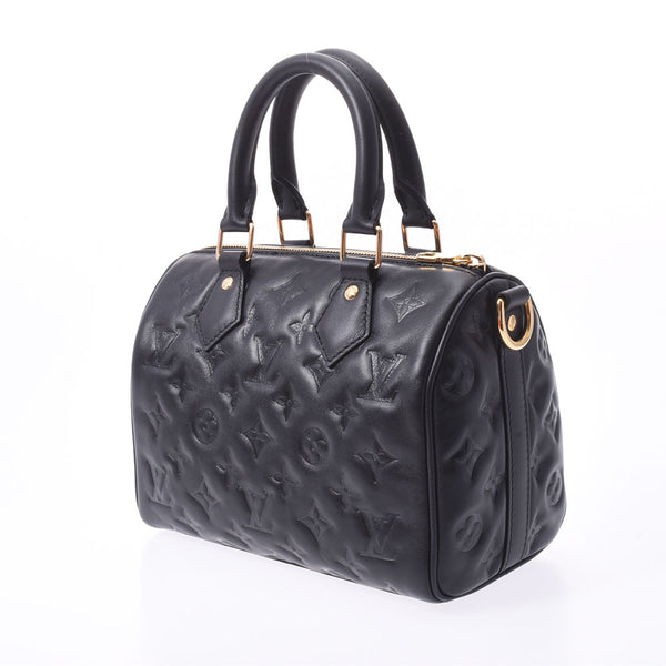 路易威顿路易斯·维顿（Louis Vuitton）会标迅速bandriere 22 21AW黑色M58631女士兰布2way袋子一袋