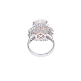Other pearls 12.30-12.70mm diamond 0.44ct 13 Ladies PT900 Platinum ring / Ring A rank A ranked Ginzo