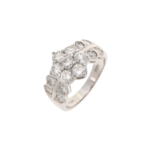 其他钻石1.373CT/0.65CT No. 14女士PT900 RING/RING A等级使用Ginzo