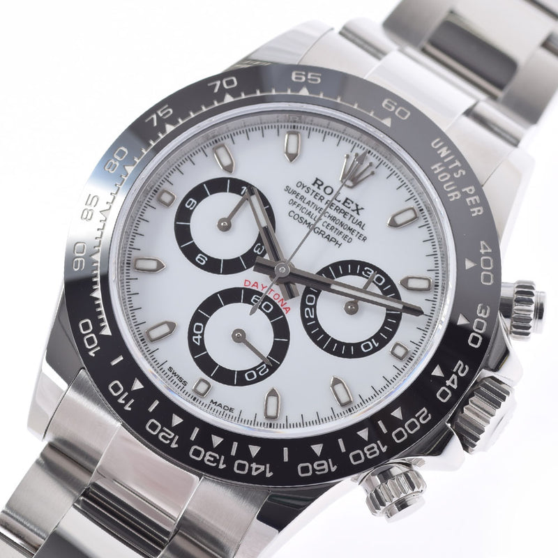 [Cash special price] ROLEX Rolex Daytona 116500LN Men's SS Watch Automatic White Dial A Rank Used Ginzo