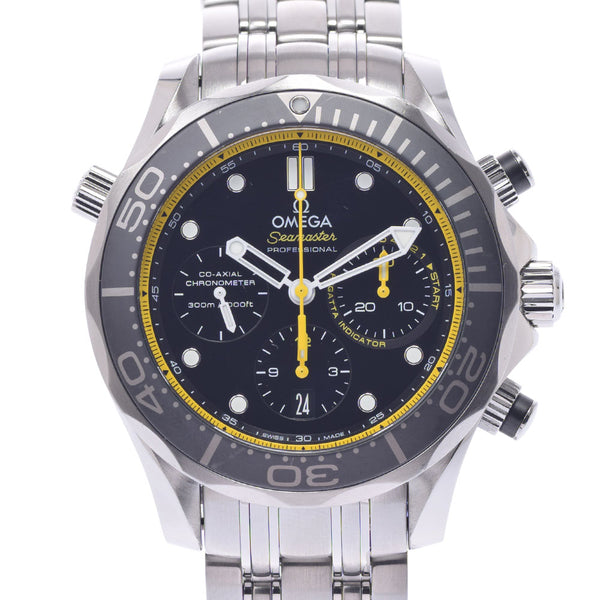 OMEGA Omega Sea Master Diver 300m 212.30.44.50.01.002 Men's SS Watch Automatic Black Dial A Rank used Ginzo