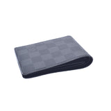 LOUIS VUITTON Louis Vuitton Damier Graphit Portofoyl Slender Black/Gray N63261 Men's Bi -Fold Wallet A Rank Used Ginzo