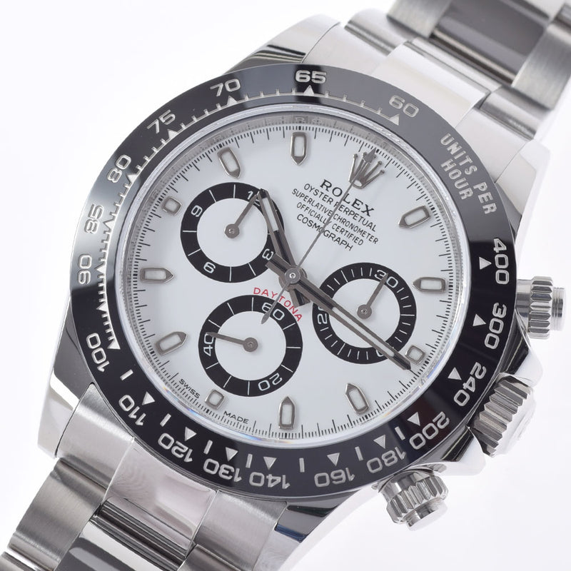 [Cash special price] ROLEX Rolex Daytona 116500LN Men's SS Watch Automatic White Dial A Rank Used Ginzo