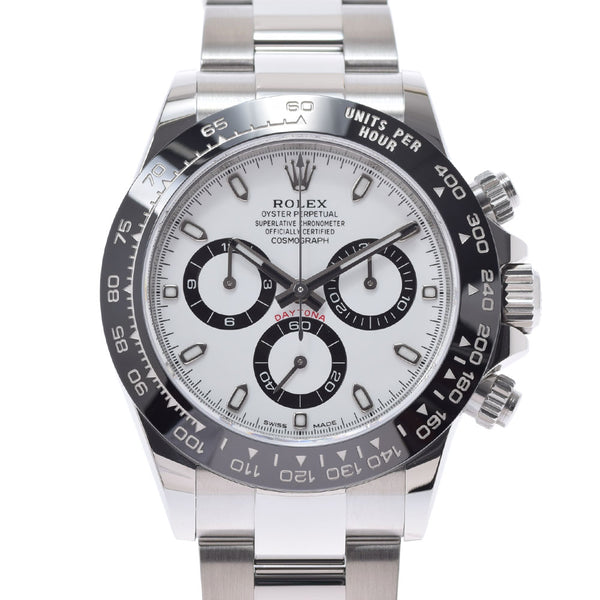 [Cash special price] ROLEX Rolex Daytona 116500LN Men's SS Watch Automatic White Dial A Rank Used Ginzo