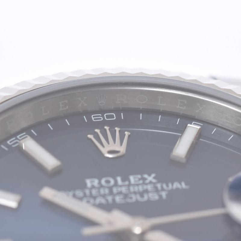 ROLEX ロレックス デイトジャスト 126334 メンズ SS/WG 腕時計 自動巻き ブライトブルー文字盤 Aランク 中古 銀蔵