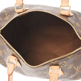 LOUIS VUITTON Louis Vuitton Monogram Speedy 30 Brown M41526 Unisex Monogram Canvas Handbag AB Rank Used Ginzo