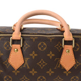 LOUIS VUITTON Louis Vuitton Monogram Speedy 30 Brown M41526 Unisex Monogram Canvas Handbag AB Rank Used Ginzo