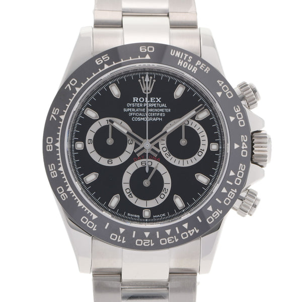 [Cash special price] ROLEX Rolex Daytona 116500LN Men's SS Watch Automatic Black Dial A Rank Used Ginzo