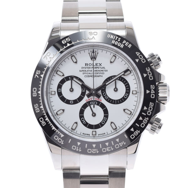 [Cash special price] ROLEX Rolex Daytona 116500LN Men's SS Watch Automatic White Dial A Rank Used Ginzo