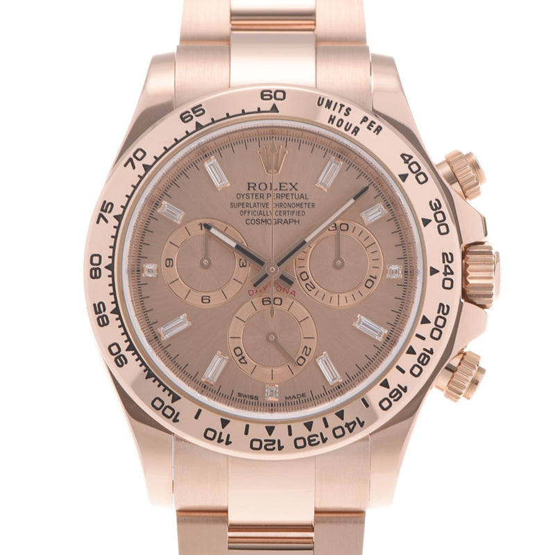 [Cash special price] ROLEX Rolex Daytona 116505A Men's RG Watch Automatic Pink Dial Unused Ginzo