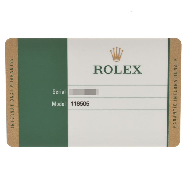 【現金特価】ROLEX ロレックス デイトナ 116505A メンズ RG 腕時計 自動巻き ピンク文字盤 未使用 銀蔵