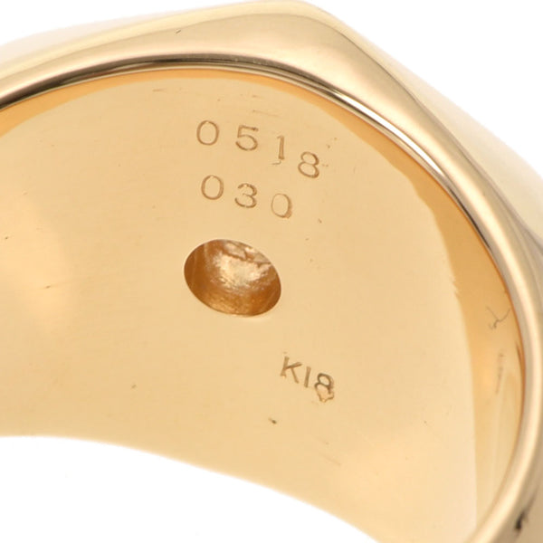 其他钻石0.518CT /0.30CT No. 20 Munisex K18YG环 /环A级使用Ginzo