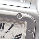 Cartier Cartier Santos Galbe LM Boys SS Watch Automatic Silver Dial A Rank used Ginzo