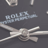 ROLEX Rolex Oyster Purpetual 76080 Ladies SS Watch Automatic Black Dial A Rank used Ginzo
