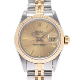 ROLEX Rolex Datejust 69173 Ladies YG/SS Watch Automatic Champagne Dial A Rank used Ginzo