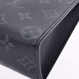 LOUIS VUITTON Louis Vuitton Monogram Eclipse Pochet Boyage MM Clutch Bag Black M61692 Men's Monogram Canvas Candy Bag A Rank used Ginzo