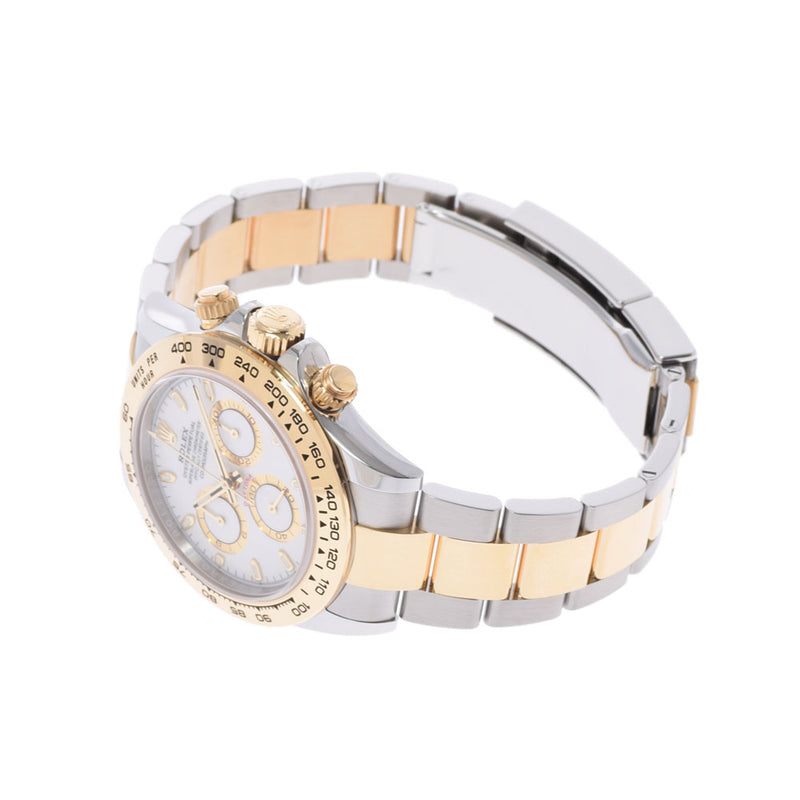 [Cash special price] ROLEX Rolex Daytona 116503 Men's YG/SS Watch Automatic White Dial Unused Ginzo