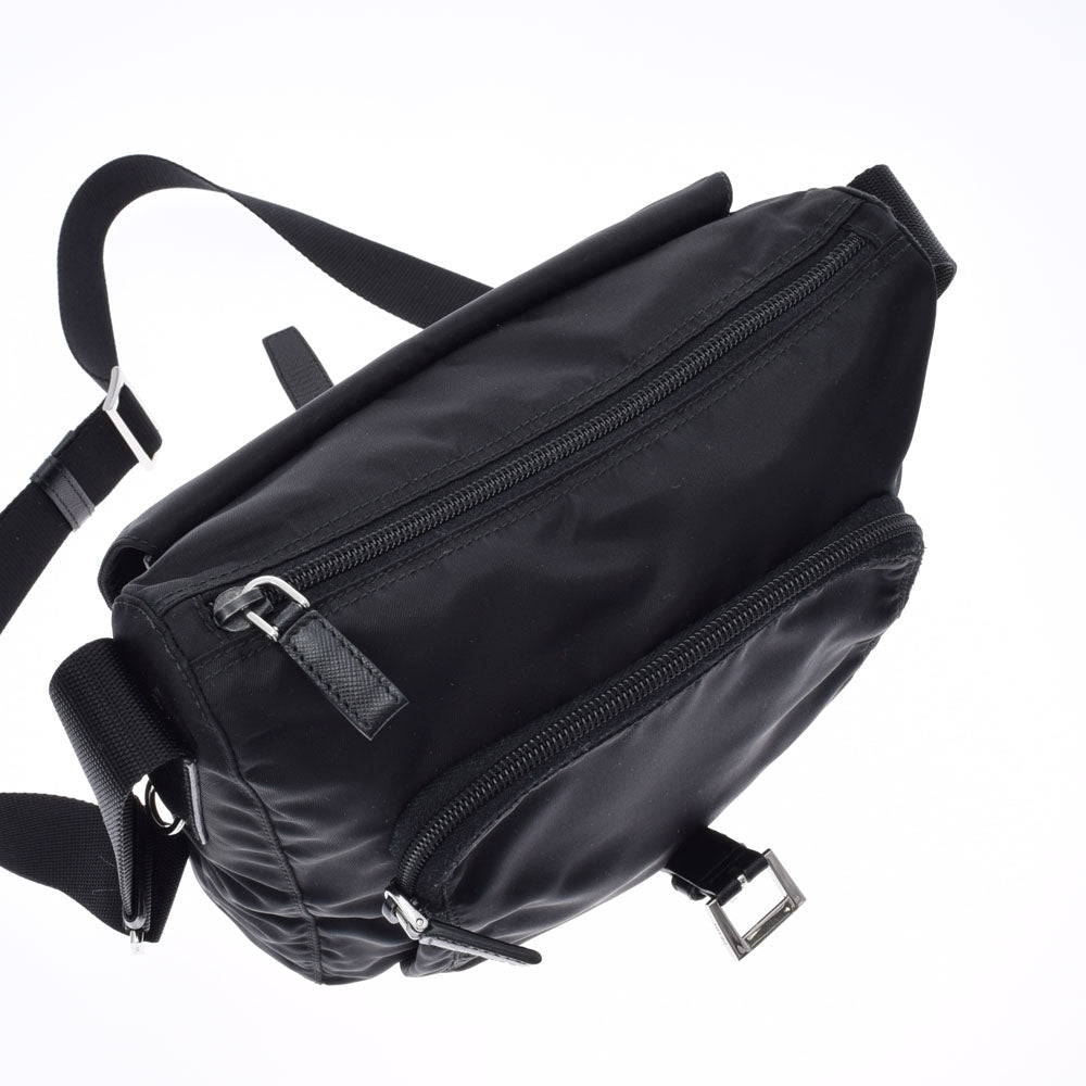 PRADA プラダ 黒 1BD994 レディース ナイロンショルダーバッグ AB 