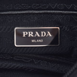 Prada Prada Black 1BD994女士尼龙肩袋AB级使用Ginzo