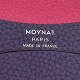 其他Moynat紫色/粉红色男女蛋白皮革卡盒未使用的金佐