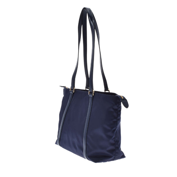 PRADA Prada Tote Bag Blue 1BG291 Men's Nylon/Leather Tote Bag A Rank used Ginzo
