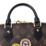 LOUIS VUITTON Louis Vuitton Monogram Alma PM World Tours Noir M42839 Ladies Monogram Canvas Handbag A Rank used Ginzo