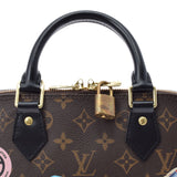 LOUIS VUITTON ルイヴィトン モノグラム アルマ PM ワールドツアーズ ノワール M42839 レディース モノグラムキャンバス ハンドバッグ Aランク 中古 銀蔵