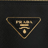 Prada Prada 2way Bag Black 1ba801中性牙釉质手提包A级使用Ginzo