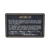 CHANEL Chanel vertical Vanity Black Gold Bracket Ladies Enamel Handbag AB Rank Used Ginzo