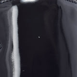 CHANEL Chanel vertical Vanity Black Gold Bracket Ladies Enamel Handbag AB Rank Used Ginzo