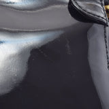 CHANEL Chanel vertical Vanity Black Gold Bracket Ladies Enamel Handbag AB Rank Used Ginzo