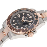 [Cash special price] ROLEX Rolex GMT Master 2 Brown/Black Bezel 126711 Men's SS/RG Watch Automatic Black Dial Unused Ginzo