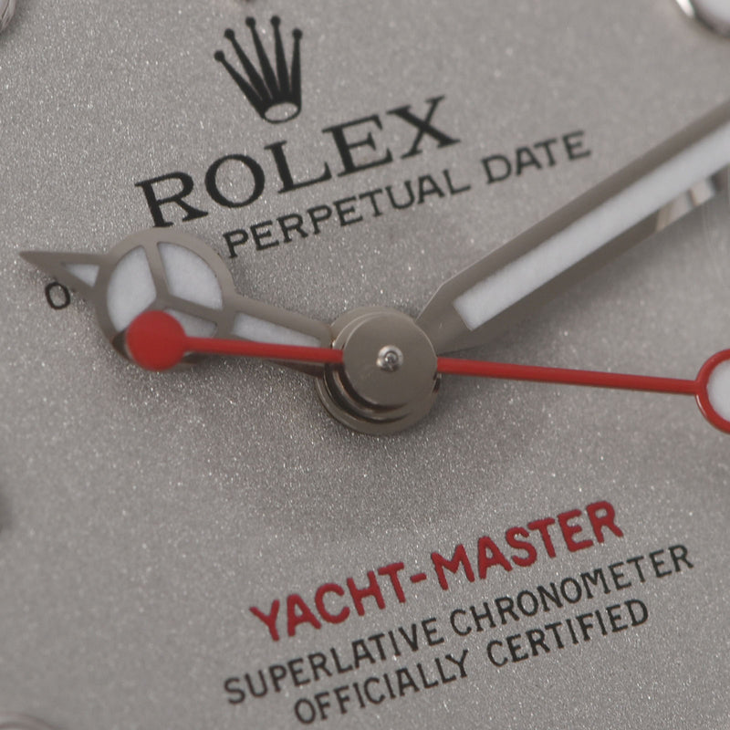 ROLEX ロレックス ヨットマスター ロレジウム 168622 ボーイズ SS/PT 腕時計 自動巻き シルバー文字盤 Aランク 中古 銀蔵