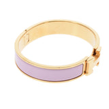 HERMES エルメス クリッククラック PM バングル ピンク ゴールド金具 ユニセックス GP ブレスレット ABランク 中古 銀蔵